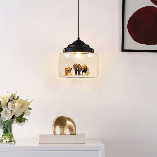 Calliope Zoo Glazen Hanglamp