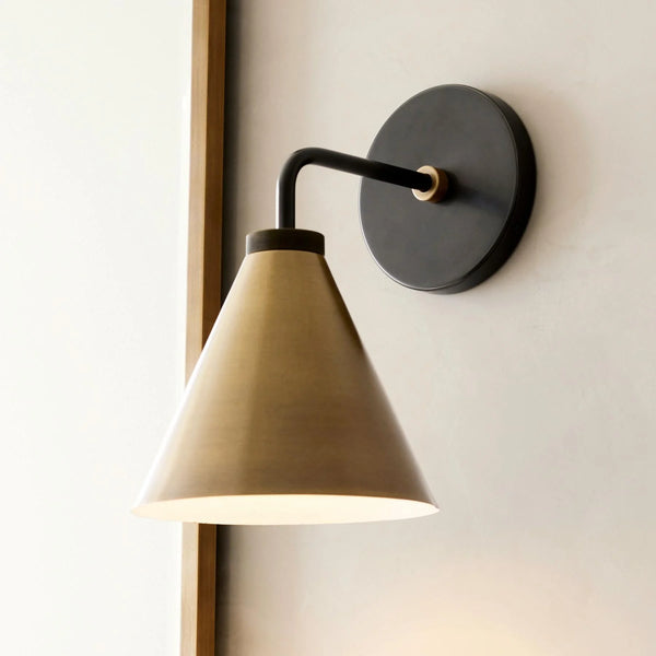 Ariadne Retro Metall Cone Wandlampe