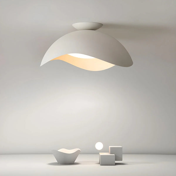 Luz de Techo Moderna Sivana Wave Eggshell